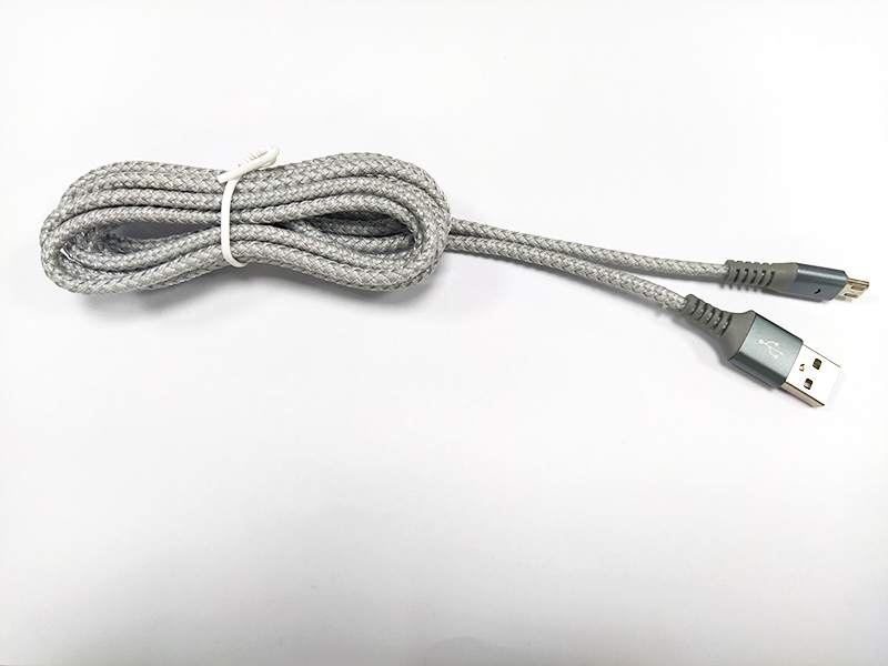 麻繩編織microUSB數據線，Type-A/micro數據線